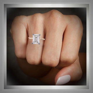 On SALE***Superior Quality***3.00 Ct Ct Emerald Cut Diamond Solitaire VS1 14K ***By Chelsea Leigh and Company