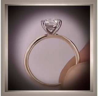 On Sale **** Exceptional Quality**** 1.02 Ct VS1 E Brilliant Cut Diamond Solitaire 14K *** By Chelsea Leigh and Company