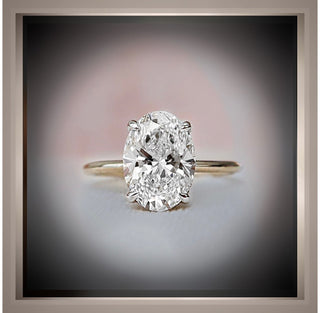 On Sale*** 2.00 Ct Brilliant Cut Oval Diamond Solitaire Engagement Ring *** By Chelsea Leigh and Company