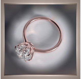 Rose Gold 2.05 Carat Brilliant cut Round Diamond 6 Prong Solitaire Engagement Ring VS2 *** ON SALE*** By Chelsea Leigh and Company