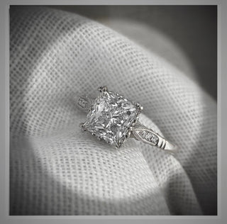 2.25 Carat Edwardian Antique Style Platinum Diamond Engagement Ring VS2 *** By Chelsea Leigh and Company