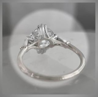 2.10 Ct Old Mine /Antique Cushion Cut Diamond Engagement Ring - Platinum VS1 ***By Chelsea Leigh and Company
