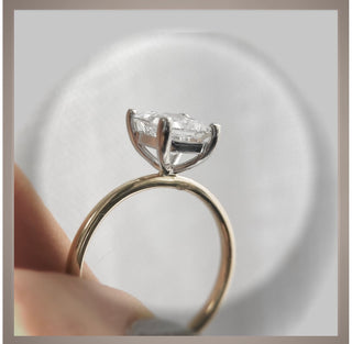 1.20 Ct VS1 E Princess Cut Diamond Solitaire 14K *** By Chelsea Leigh and Company