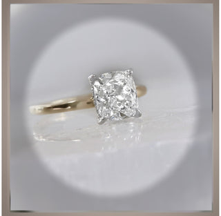 Quick Ship***1.60 Ct Cushion Cut Diamond Solitaire Engagement Ring VS1 14K ***By Chelsea Leigh & Co.