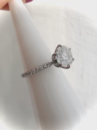 On SALE ****3.05 Carat Brilliant Cut Round Diamond Solitaire Engagement Ring VS1   *** By Chelsea Leigh and Company
