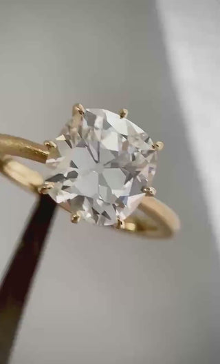 On Sale***2.50 Carat Old Mine Cut Engagement Ring VS1  *** By Chelsea Leigh and Company