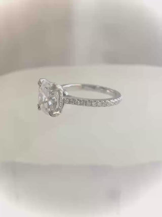 3.55 Ct Antique Cushion / Old Mine Cut Diamond Solitaire Engagement Ring By: Chelsea Leigh and Company